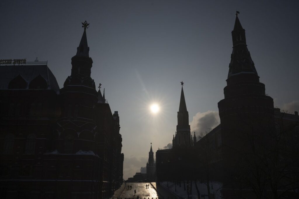 Cambio en Rusia Plaza Roja de Moscú, vacía